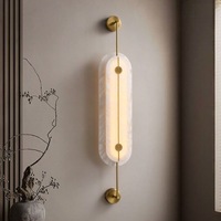 Marmor-Eisen LED Postmoderne Wandleuchte für Flur, Gang, Schlafzimmer, Nachttisch, Wohnzimmer und Hintergrundbeleuchtung
