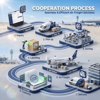 Entreprise de logistique DDP en Chine, agent de transport aérien, transitaire vers la Lettonie, le Royaume-Uni, les États-Unis, l'Espagne, la Slovaquie, la Finlande avec service d'assurance