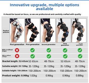 Sertifikat CE ikat pinggang gaya dapat disesuaikan, penyangga lutut ortopedi pereda nyeri dan perlindungan sendi rehabilitasi - Product Image 5