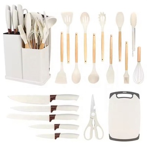 Hete Aanbieding: 19-delige Keukenhulpjesset met Opbergbak, Siliconen, BPA-vrij, Keukenaccessoires met Handvat - Product Image 5