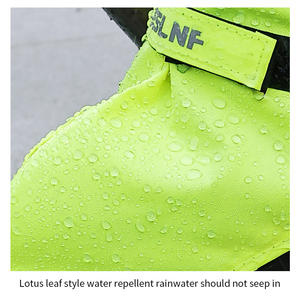 ESLNF Housses de chaussures antidérapantes et réfléchissantes - Protection haute tube imperméable et réutilisable <span class=keywords><strong>pour</strong></span> vélo, moto, aventures en plein air - Product Image 4