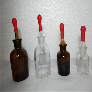 Taizhou Jianjun Medical Supplies Brown Glass <b>Dropper</b> <b>Bottle</b> 23354 Laboratory Chemical Reagent Storage - Product Image 3