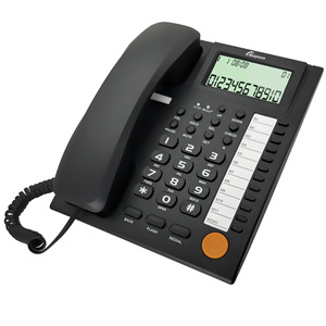 هاتف مكتبي سلكي من بانا سونيك، هاتف أرضي بشاشة عرض هوية المتصل للمنزل والمكتب والفندق والمطعم، سهل التركيب - Product Image 1