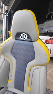 Fundas de Asientos Personalizadas para el Interior del Automóvil, Juego Completo para 5 <span class=keywords><strong>Plazas</strong></span>, Cuero de Alta Calidad para <span class=keywords><strong>BMW</strong></span> Serie <span class=keywords><strong>7</strong></span>, 5, 3, 1, <span class=keywords><strong>X5</strong></span>, X3, X1, Delanteros y Traseros - Product Image 4