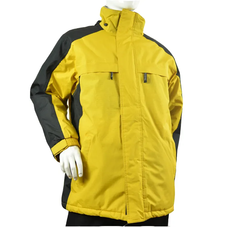Windbreaker denim hooded workwear outdoor windproof fleece work wear Winter Men Jacket for men