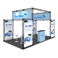 Stand d'exposition modulaire durable 10x20ft portable sans outil en aluminium Truss Display