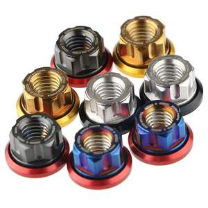 Yeni titanyum alaşımlı somun M5M6M8M10M12M14m10 titanyum alaşımlı somun Metal somun lokomotif modifikasyonu - Product Image 1