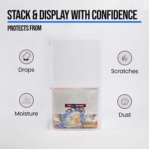 Caja de Almacenamiento de Tarjetas de Acrílico Transparente, Estuche de Exhibición para Tarjetas Coleccionables Pokémon - Product Image 6