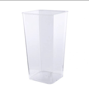 Plastic Buckets for Flowers, Indoors and Outdoors, Clear Vases, Fashionable Decorative