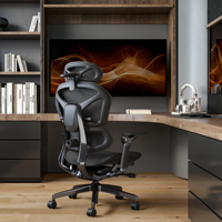 E7 Vente en gros de chaises de bureau ergonomiques, chaise de bureau pivotante de luxe, chaise d'ordinateur réglable, chaise entièrement en mesh, mobilier de bureau