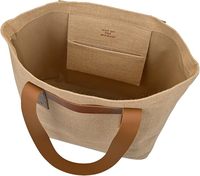 Sac fourre-tout Source-Facto personnalisé, tendance, uni, à fermeture ouverte, réutilisable et durable, sac de courses polyvalent