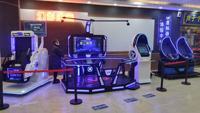 Simulateur d'avion à siège unique 9D VR 360, jeu de tir d'amusement, vente, chaise à mouvement en métal et plastique pour parcs à thème