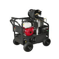 Nettoyeur haute pression à eau chaude 4000 PSI, moteur à essence 14 CV à couple stable, pour nettoyer les pavés, éliminer la rouille et la saleté des granges