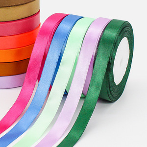 FangZhi Satin Ribbon 1.5Cm Single Face 100% Polyester Solid Color For Clothing Gift Packaging - Product Image 3