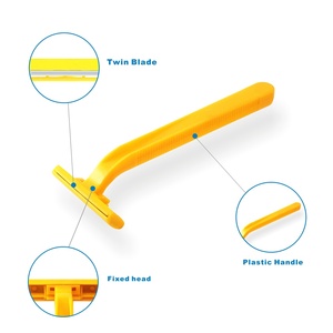 Rasoio usa e getta VIVAC da uomo con doppia lama in acciaio inossidabile per viso e corpo, spessore lama 0,1 mm - Product Image 1