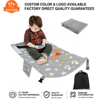 Lit d'enfant écologique personnalisé, pliable et portable, essentiel pour les voyages en avion, repose-pieds inclus