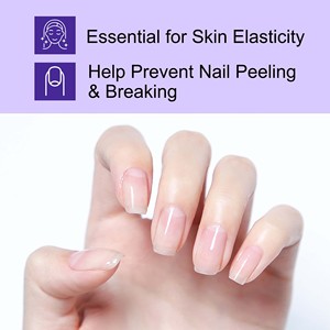 Cápsulas Blandas para Cabello, Piel y Uñas del Fabricante, Esenciales para la Elasticidad de la Piel con Vitaminas Antioxidantes C y E, Suplemento de Belleza - Product Image 5