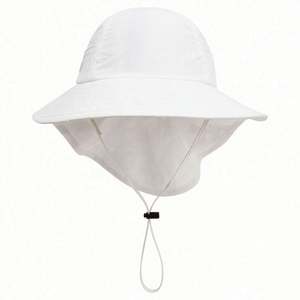 Summer New Children's Casual Cycling <b>Leaf</b> Pattern <b>Light</b> Breathable Mesh Sun Protection Bucket Hat - Product Image 3