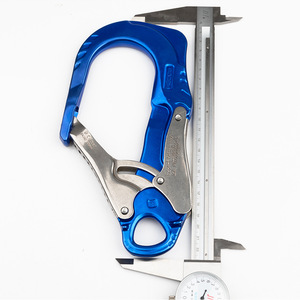 Canle - Grand crochet autobloquant - Ouverture de 5,9 cm - Alliage d'aluminium - Force de traction de 28 kN - Crochet de sécurité pour la protection contre les chutes - Product Image 3