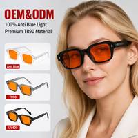 Lunettes anti-lumière bleue unisexes Sunray personnalisées en gros, monture en métal TR90 légère et durable, verres PC