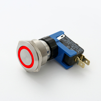 ELEWIND 30mm 15A 1NO1NC IP65 CE pour interrupteur à bouton-poussoir pour éclairage annulaire PM301-Q-11ZE