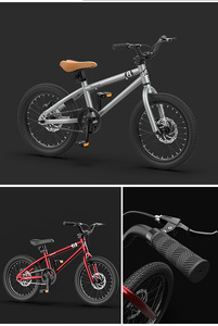 Vélo de montagne pour garçons de 16, 20 et <span class=keywords><strong>22</strong></span> <span class=keywords><strong>pouces</strong></span>, nouveau design, 8-12 ans, frein à disque, vitesse unique, cadre en acier, panier en plastique, ergonomique - Product Image 5