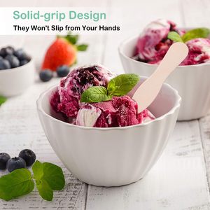 에코 무취 아이스크림 시음 숟가락 자작 나무 나무 숟가락 제조 작은 나무 숟가락 미니 - Product Image 2