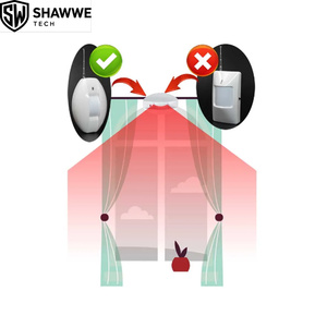 Détecteur de mouvement de rideau sans fil, capteur infrarouge pour notre système d'alarme de sécurité domestique - Product Image 5