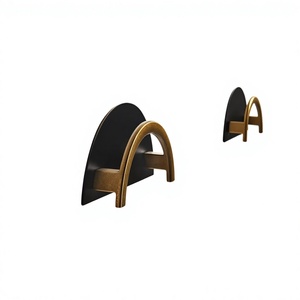 Minimalist Metal Bridge <b>Cabinet</b> Handle <b>Black</b> Matte Finish Durable Furniture Hardware Home Hotel Villas Doors Knobs - Product Image 1