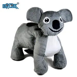 Amusement Park Coin Operated Kiddie Ride Large Remote Control Motorize Plush Riding Equipment