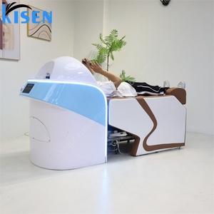 KISEN Fauteuil de lavage professionnel électrique automatique avec hydrothérapie et massage pour salon de coiffure et barbier - Product Image 1