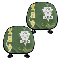 Housses de repose-tête de voiture avec lettres grecques Phi Beta Sigma, protection personnalisée pour appuie-tête de siège avec imprimé perles, décoration intérieure de voiture, cadeau