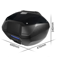 Caja Trasera Inteligente ADV 350 de 50L, Baúl Superior con Portaequipajes Trasero, Ajuste Perfecto para Motocicletas Honda ADV350