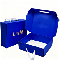 Benutzer definierte große Papp schachtel Hoodies Kleidung Hut Schuh verpackung Wellpappe Versand Senden Rosa Verpackungs schachteln für die Verpackung
