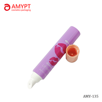 Tubes de brillant à lèvres vides de 10g, souples et compressibles, avec bouchon à vis, pour cosmétiques et rouges à lèvres, emballage en tube plastique personnalisable avec logo, vente en gros