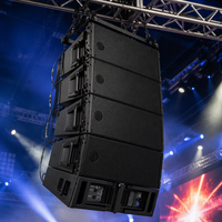HDL 20A Enceinte Line Array active bidirectionnelle double 10 pouces avec diaphragme en alliage de titane et sortie 700W RMS