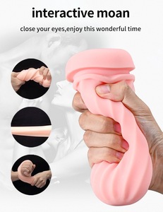 Realistico Silicone elettrico maschio masturbatore gola profonda Pussy giocattolo del sesso orale per la <span class=keywords><strong>masturbazione</strong></span> dell'<span class=keywords><strong>uomo</strong></span> voce vibrante - Product Image 3