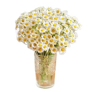 <b>Artificial</b> Flowers Realistic Chamomile <b>Bouquet</b> Silk Daisies For Home Wedding Decor Spring Photography Props - Product Image 5