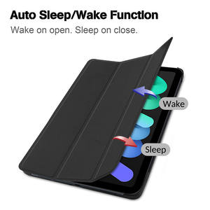 Étui pour <span class=keywords><strong>iPad</strong></span> Pro 11 2024, étui <span class=keywords><strong>Slim</strong></span> Fit Flip <span class=keywords><strong>Folio</strong></span> Stand Smart PU Leather Tablet Cover Case pour <span class=keywords><strong>iPad</strong></span> Pro 11 inch 2024 - Product Image 2