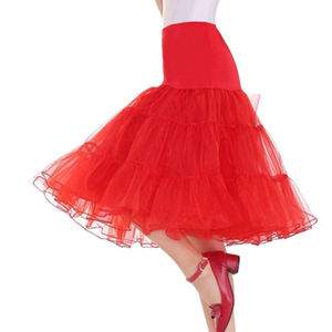 <span class=keywords><strong>Falda</strong></span> de Tul Estilo Petticoat Can Can, Color Negro, Estilo Rockabilly de los Años 40 y 50, de Organza - Product Image 1