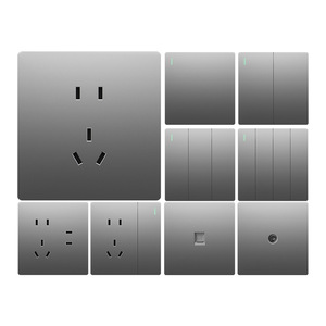 International Electrical Switch Socket 86 Type 16A Five Hole <b>Touch</b> Control Wall Plug CN Standard - Product Image 5