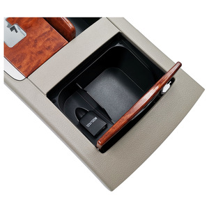 Consola de Apoyabrazos para Auto con Acabado en Madera para Toyota Camry, Caja de Almacenamiento Central con Portavasos y Panel de Palanca de Cambios - Product Image 3