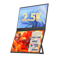 Monitor Portátil Eimio de 15.6 Pulgadas, 2.5K IPS, 60Hz, Pantalla Dual, Extensor de Pantalla Dual Tipo-C para Laptop, Notebook, Uso en Oficina, OEM