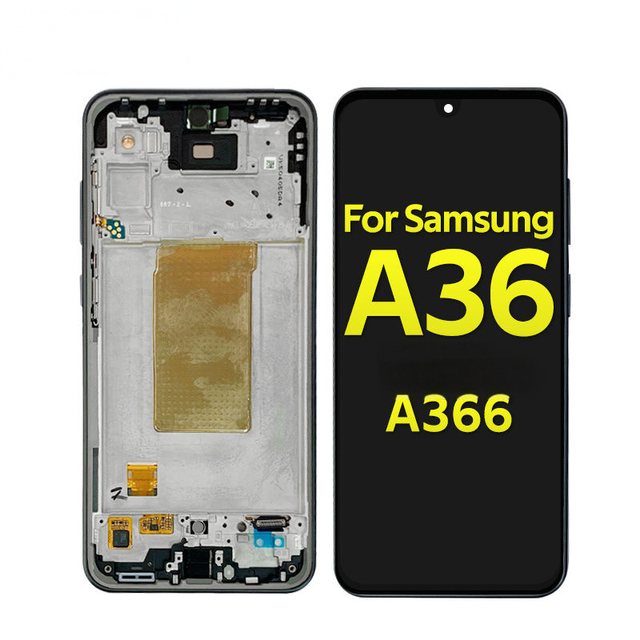 For Samsung A36 OLED 6.7 Inch Display Touch Screen Digitizer with Frame 3 Year Warranty Mobile Phone Screen Replacement