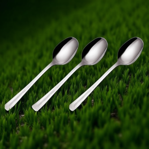 Ensemble de cuillères de table 3 pièces en acier inoxydable (19,2 cm) ELITE Chrome poli CVLX40C3 - Product Image 3