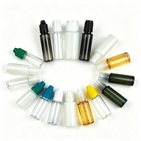 Bouteilles vides en plastique PET transparent de haute qualité de 10 ml avec bouchons à vis