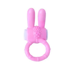 Penis Rings Cock Rabbit Vibrator Silicone Sexy Toy with Fashionable Style