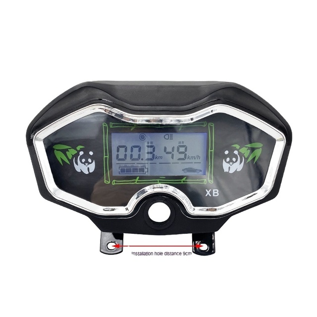 Moden Electric Bicycle Lcd Tachometer Tricycle Digital Meter Tricycle Instrument Panel Universal LCD Display Assembly