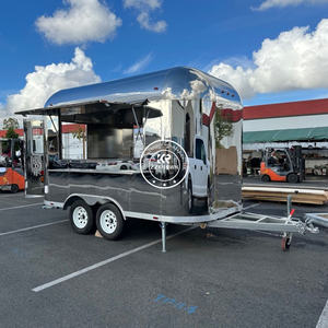 Camion de restauration rapide mobile moderne en acier inoxydable 2025 entièrement équipé, remorque alimentaire mobile OEM à vendre au Canada - Product Image 4