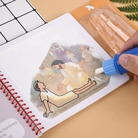 Livre de coloriage magique à l'eau pour enfants : Dinosaures avec stylo
